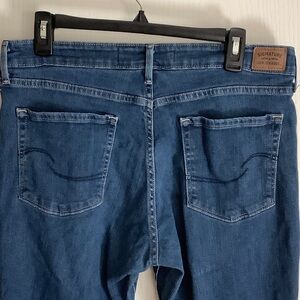 Signature by Levi Strauss Women's Dark Blue Straight Jeans